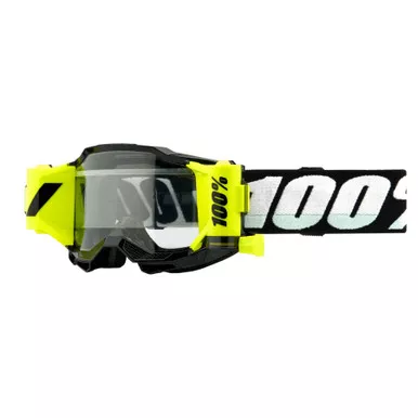 100% Accuri 2 Forecast Youth MTB Goggles Clear Lens Black