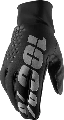100% Brisker Hydromatic Waterproof Gloves Black