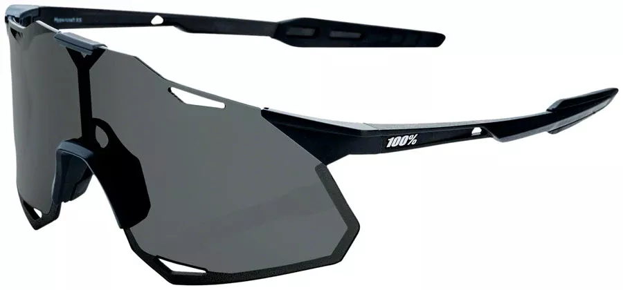 100% Hypercraft XS Sunglasses Matte Black (Smoke Lens)