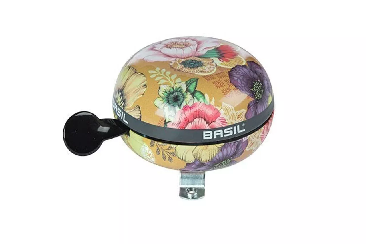 Basil Bloom Field - bicycle bell - Honey Yellow