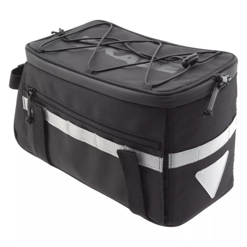 BiKASE Big Momma Rack Bag 7.5L Strap Mount Black