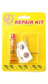 BPW Repair kit, 6 x 15mm cold patches, 10cc rubber solution, metal rasp