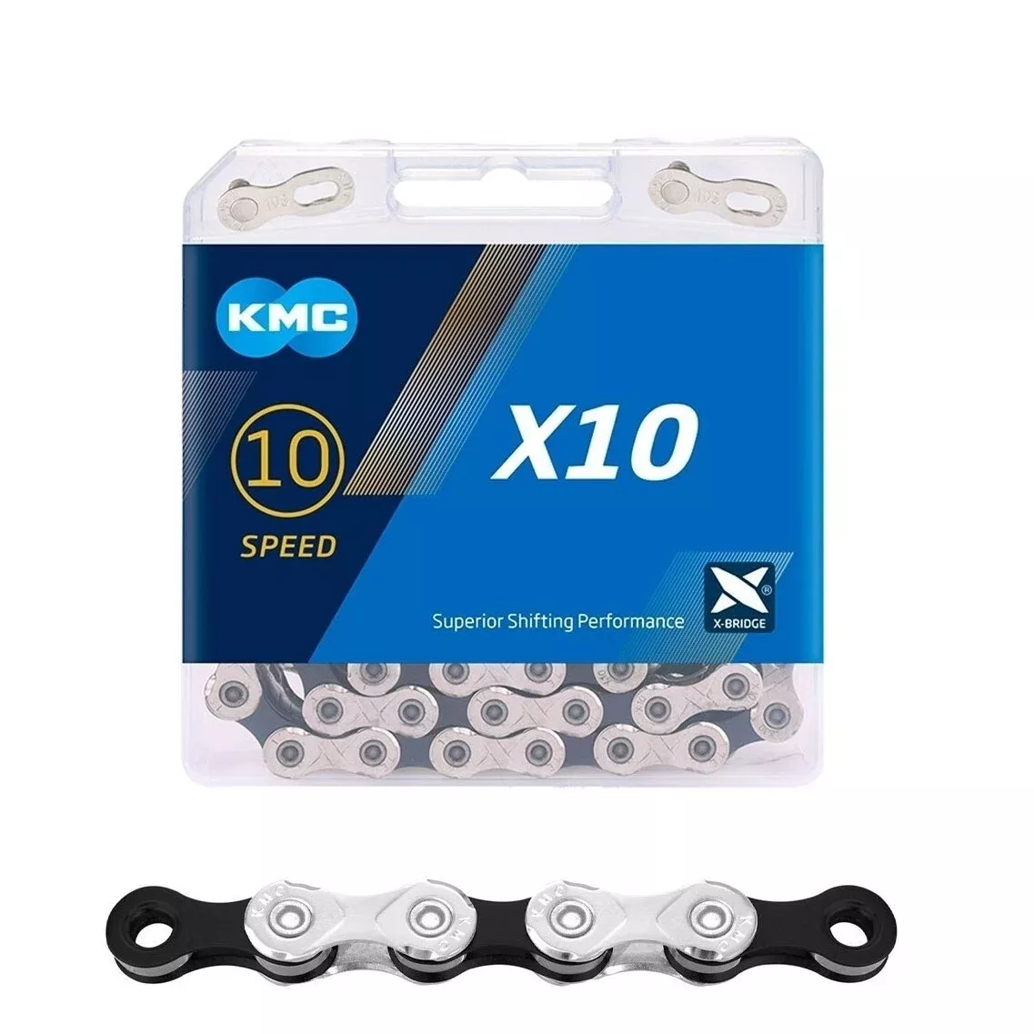 Cadena Kmc x10 116L Negro / Plata