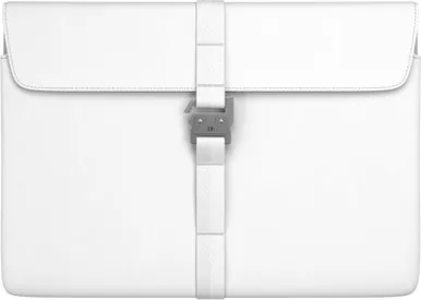 Db The Vrldsvan 16" Laptop Sleeve Leather Whiteout