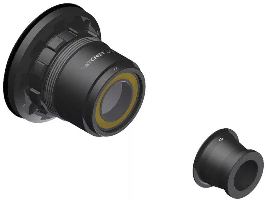DT Swiss Ratchet DEG Freehub Body - SRAM XD Light Aluminum Ceramic Ball Bearing w/ End Cap 12 x 148 mm
