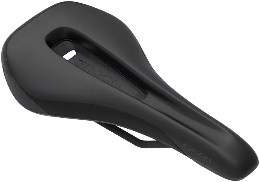 Ergon SM Enduro Comp - Stealth Mens Medium Large Comfort CrMo Rail Saddle Black