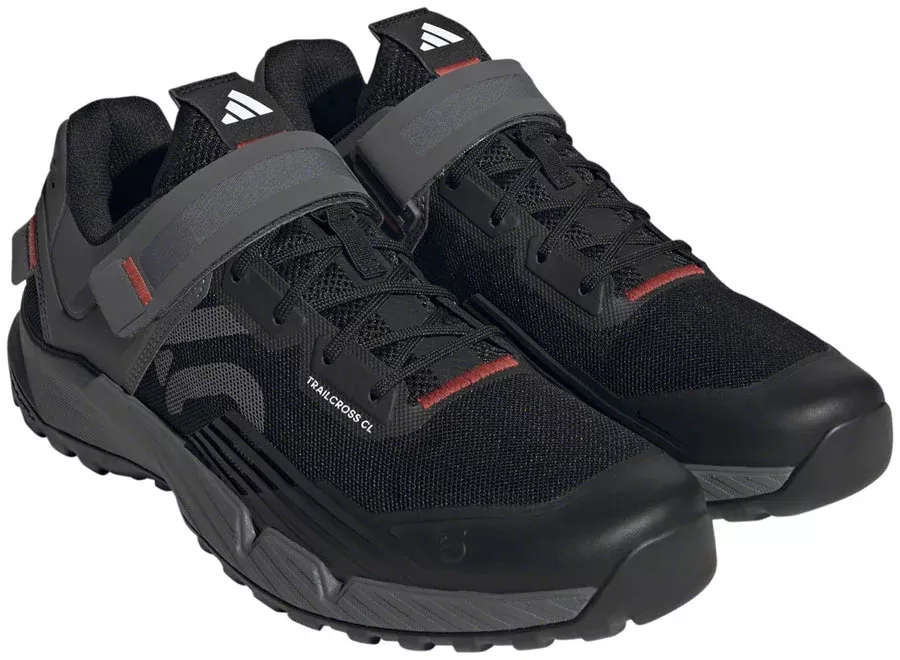 Five Ten Trailcross Mountain Clipless Shoes - Men's Core BLK/Gray Three/Red 11