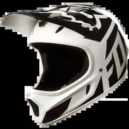 Fox Full Face Helmet Rampage Race White/Black