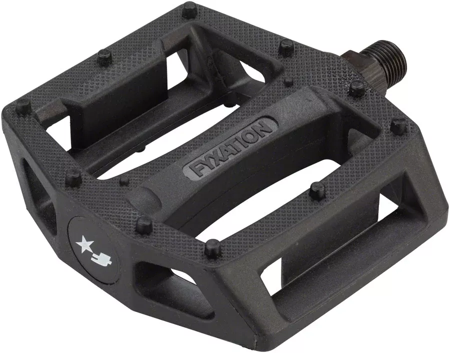 Fyxation Gates Pedals Flat/Platform Pedals 9/16" Black