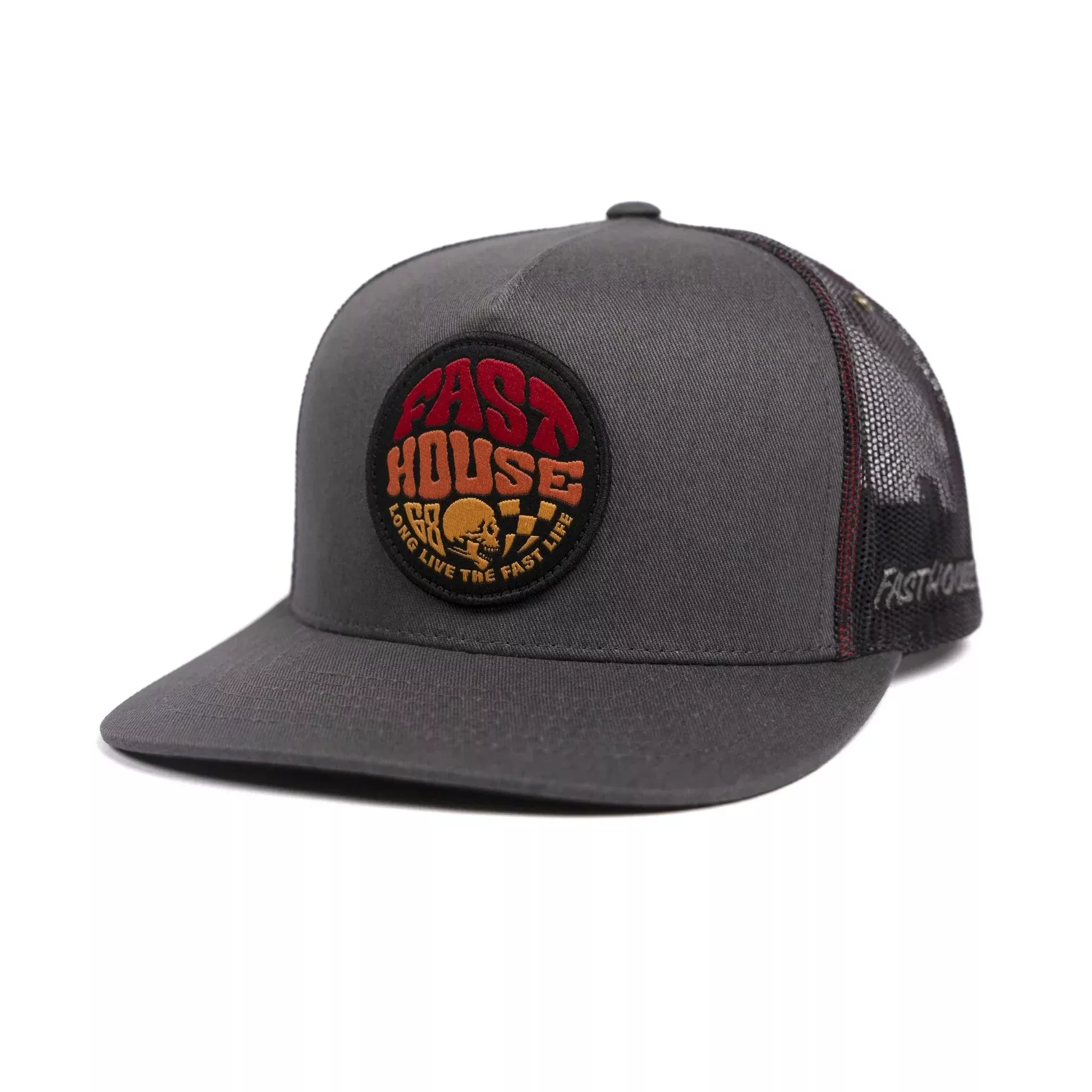 Gorra Fasthouse para Niño Waxed Dark Gray