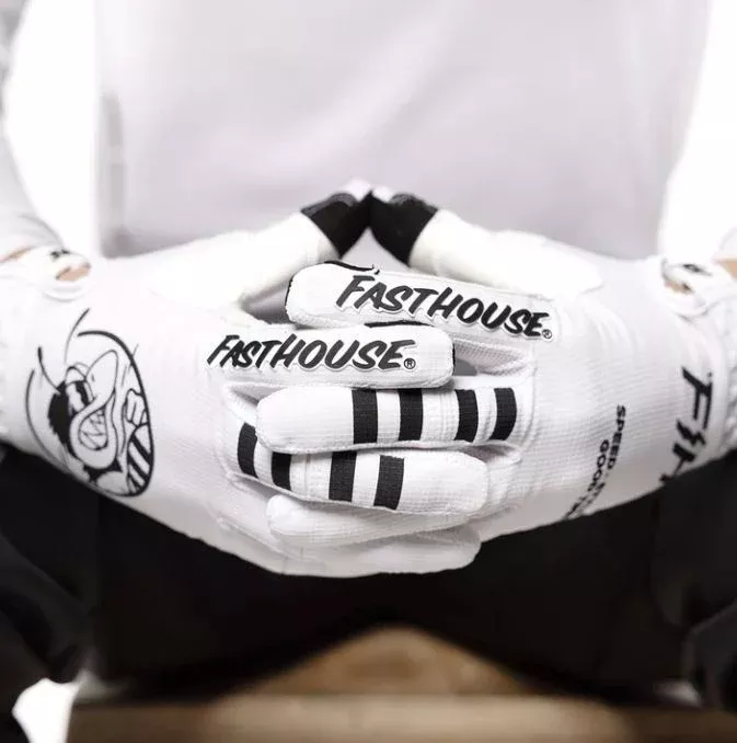Guantes Fasthouse Elrod OG White