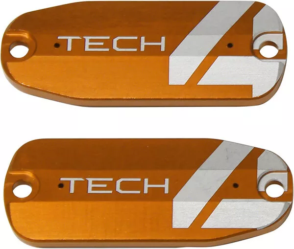 Hope Hope Tech 4 Brake Lever Reservoir Lid - Orange, Pair