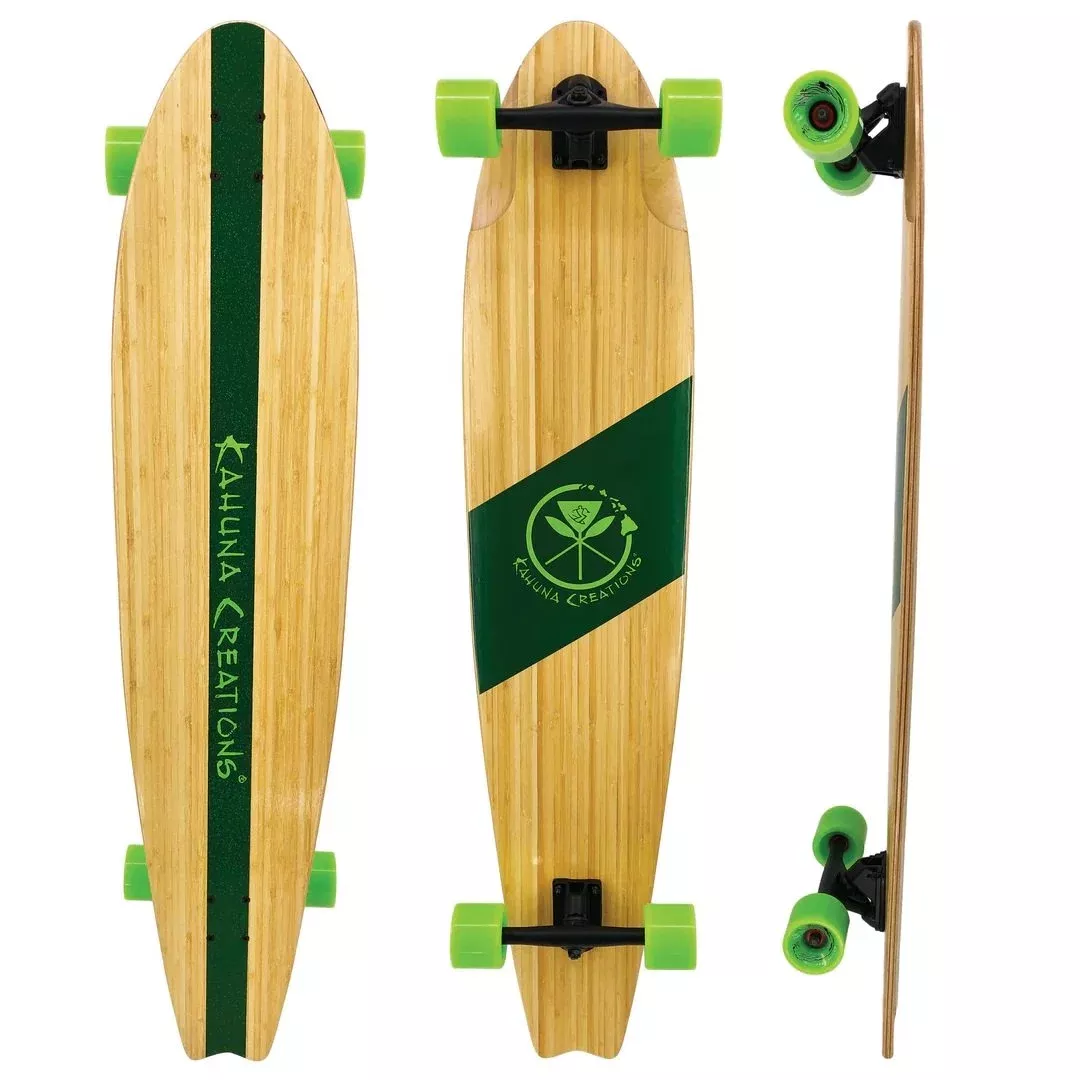 Kahuna Creations POHAKU BAMBOO 46" Land Paddle Board, Longboard
