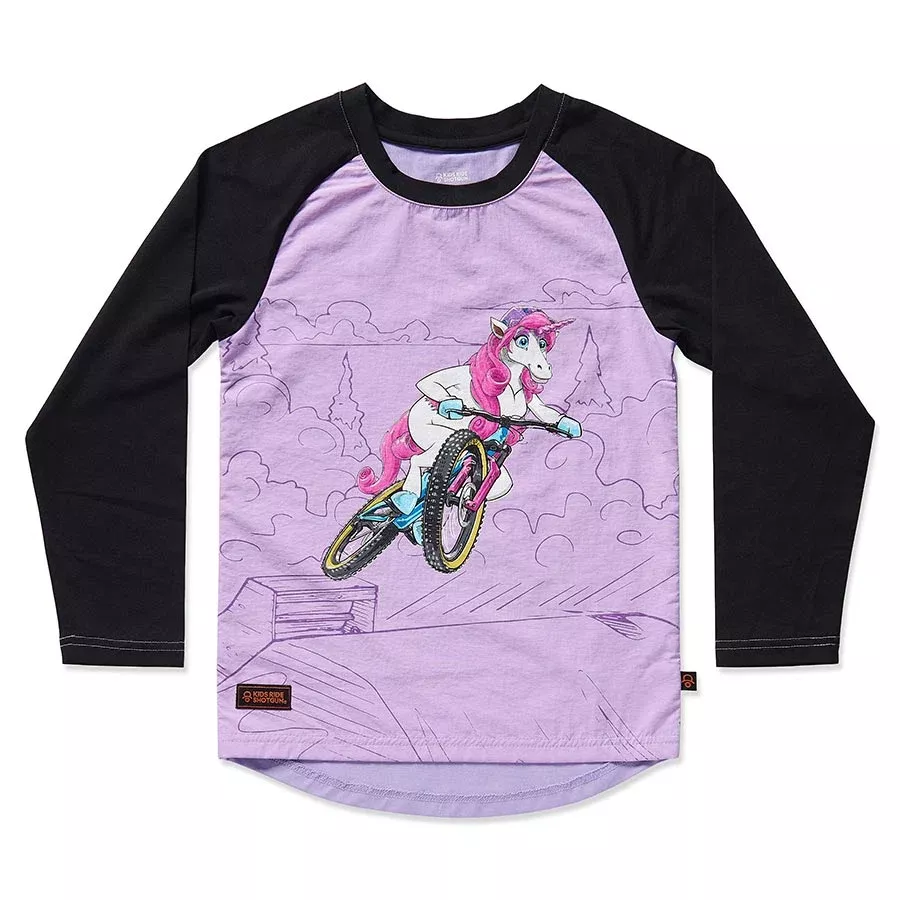 Kids Ride Shotgun Unicorn Jersey