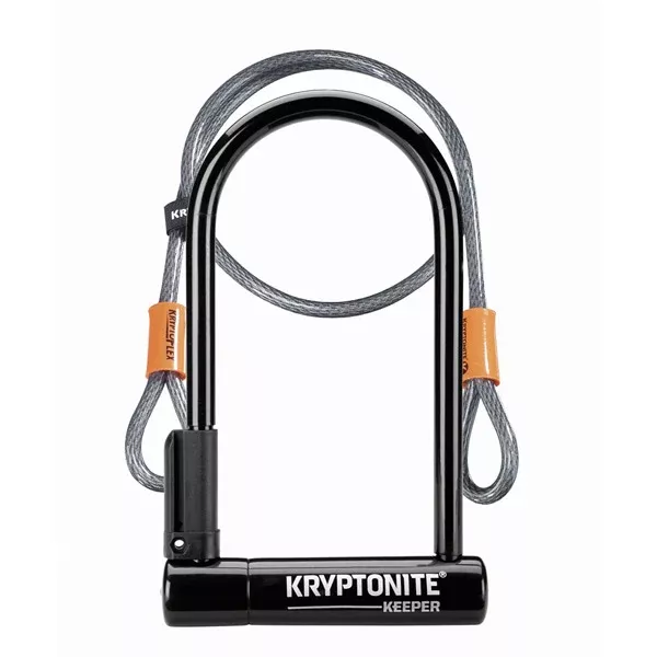 Kryptonite Keeper 12 Standard U-Lock with Cable