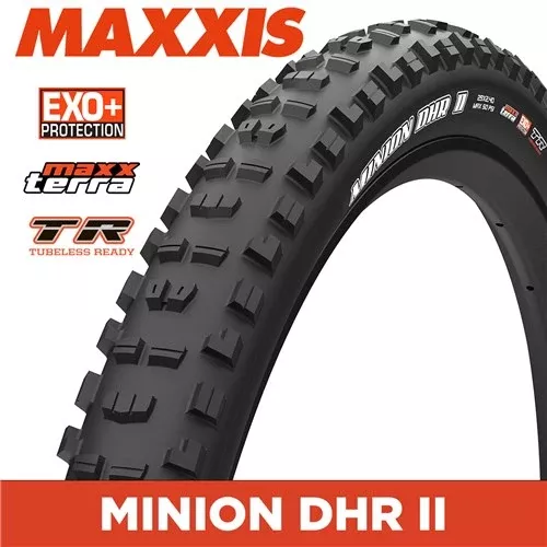 MAXXIS Emtb - MINION DHR II - 27.5X2.40 - 3C MAXXTERRA / DH / TR - Foldable 60X2 TPI E50