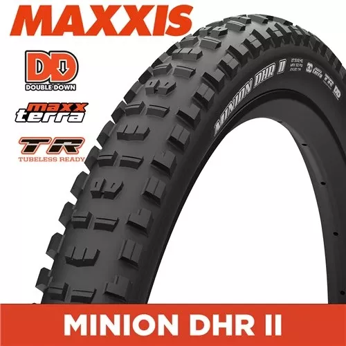 MAXXIS Minion DHR II - 29X2.4 - New MaxxTerra DD Double Down 120X2 - TR Fold