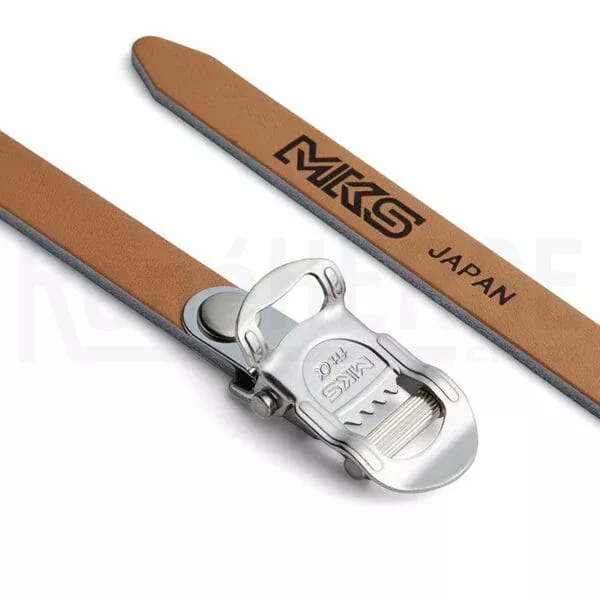 MKS Leather Toe Straps 420mm Long Brown