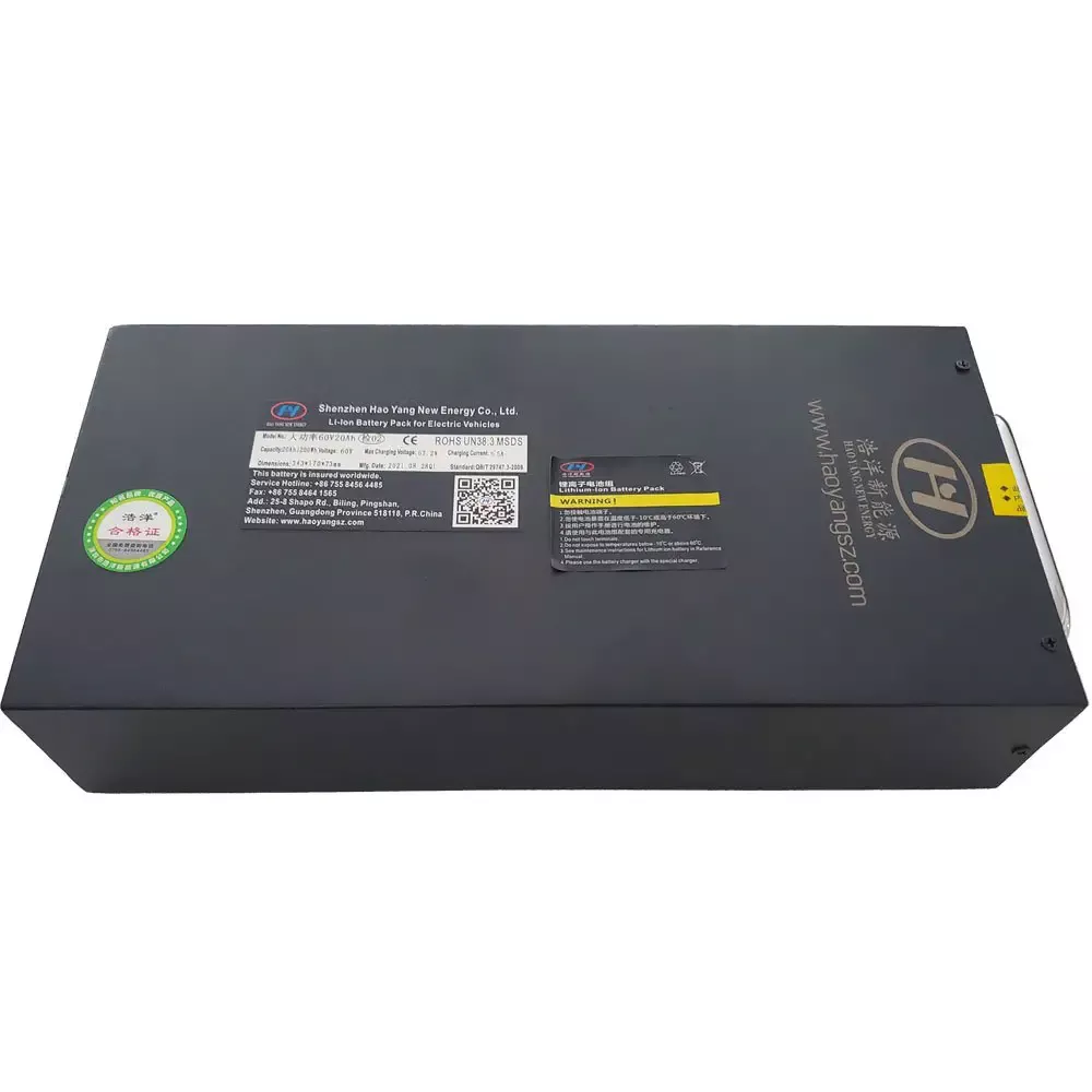 MotoTec Replacement 20Ah LITHIUM BATTERY for Lowboy 2500W 60V Electric Scooter