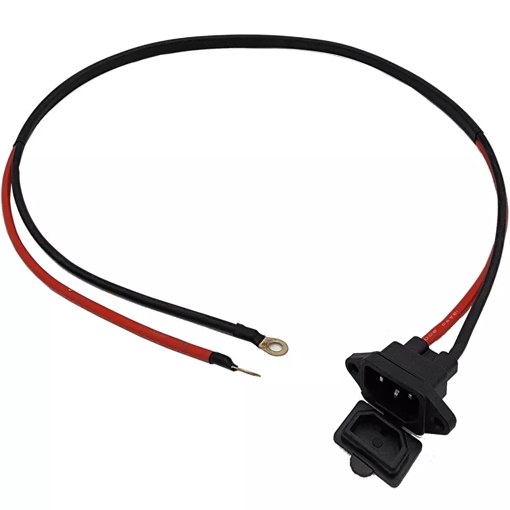 MotoTec Replacement CHARGING PORT PC CONNECTOR - RING TERMINAL for Mud Monster XL 2000W Electric Go-Kart