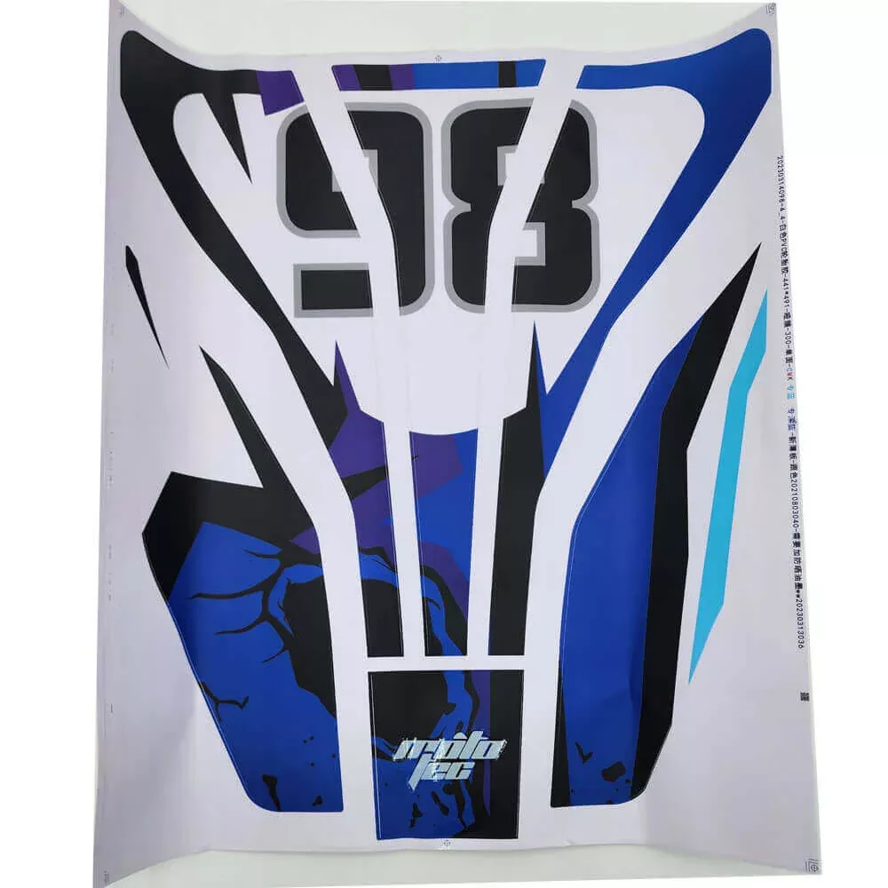 MotoTec Replacement HOOD STICKER for Mud Monster XL 212cc/2000W Go-Kart