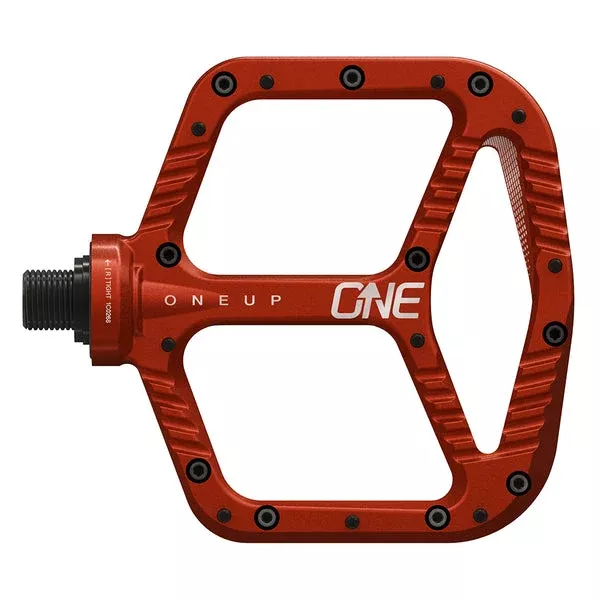 OneUp Aluminum Pedals Red