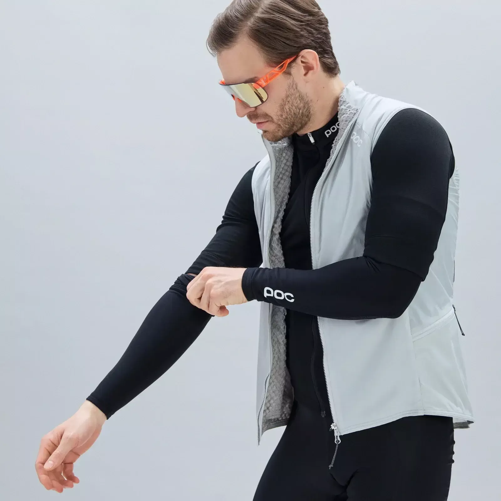 POC Thermal Sleeves Arm Warmers Uranium Black