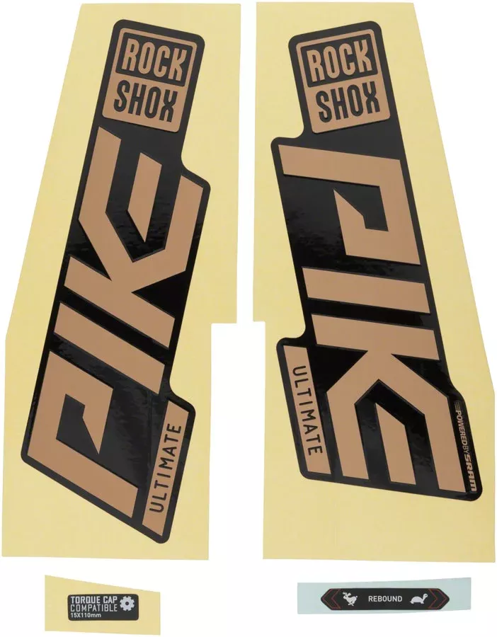 Rockshox Fork Decal Kit - Pike Ultimate
