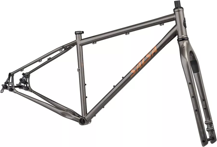 Salsa Fargo Frameset - 29" Steel Graphite X-Large