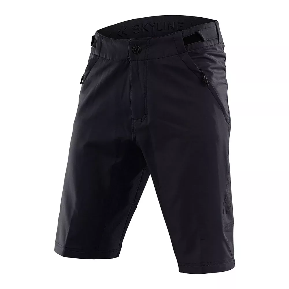 Short Troy Lee Designs Skyline Shell Mono Black