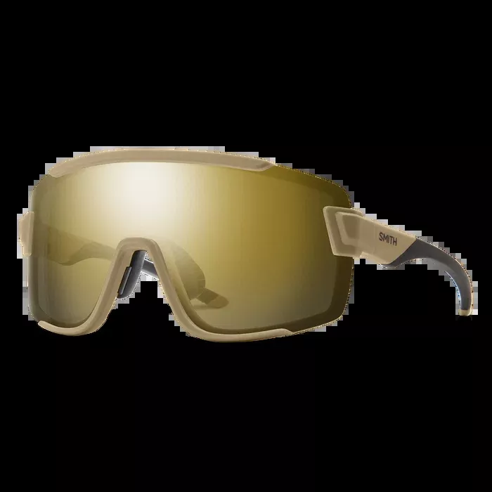 Smith Glasses Wildcat Matte Safari with Chromapop Black Gold Lens