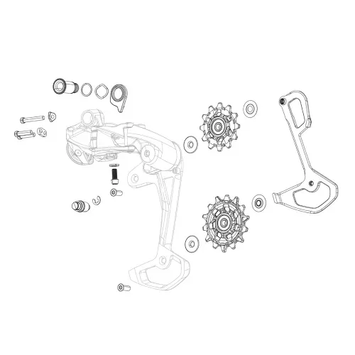 SRAM RD CAGE ASSY KIT X0 T-TYPE EAGLE