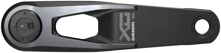 SRAM X0 Eagle T-Type AXS Wide Left Crank Arm Power Meter Spindle - 12-Speed DUB Spindle Interface Black