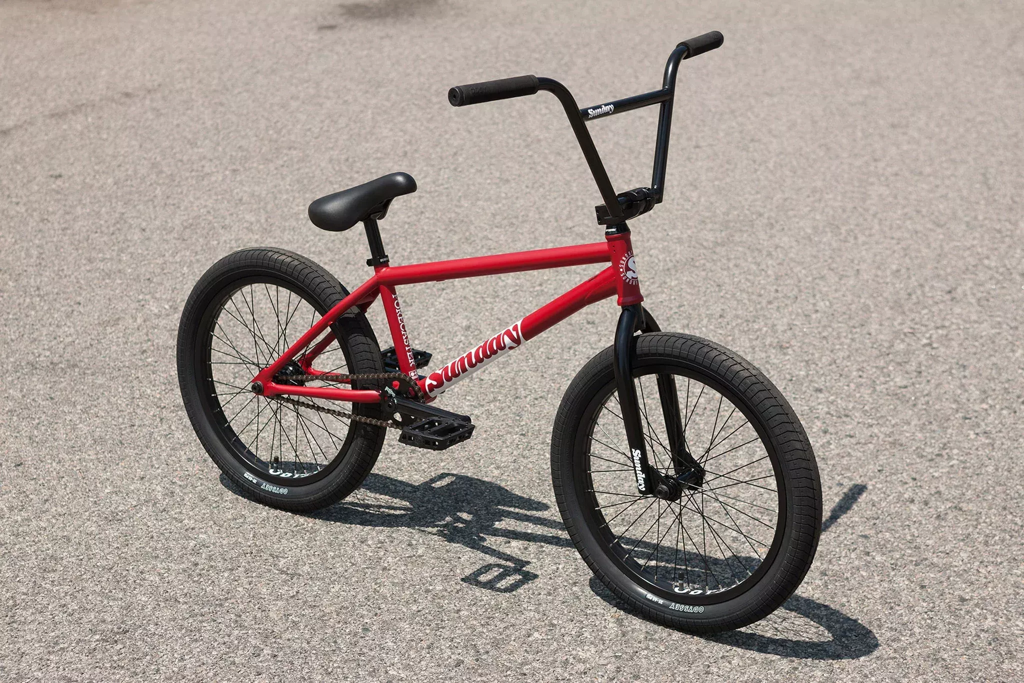 Sunday Forecaster BMX Bike (20.75" Toptube) (Matte Maroon) (Freecoaster)