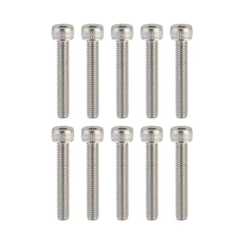 Sunlite Stainless Steel Socket Cap Bolts M4 x 25 M4x.75mm TP Bag of 10