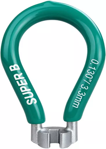 Super B Spoke Wrench 3.3mm Green