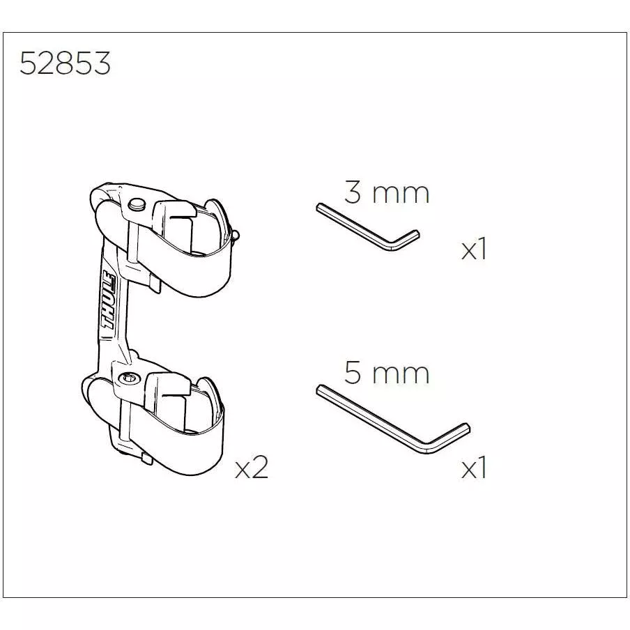 Thule Pack'n Pedal Bracket Kit