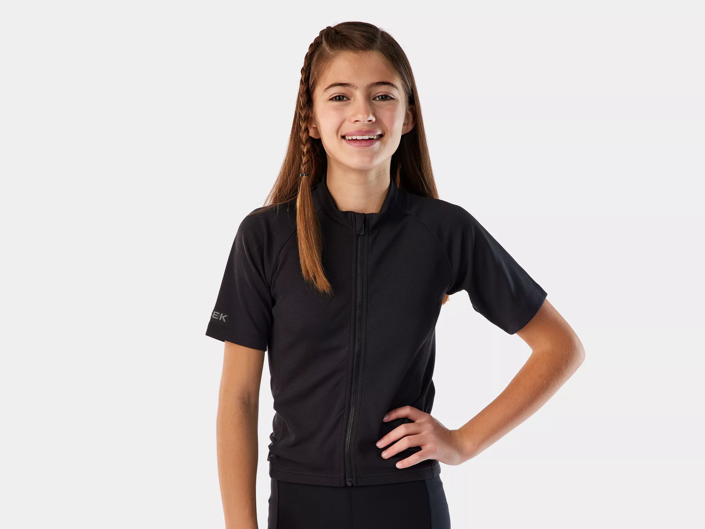 Trek Solstice Youth Large Black Jersey