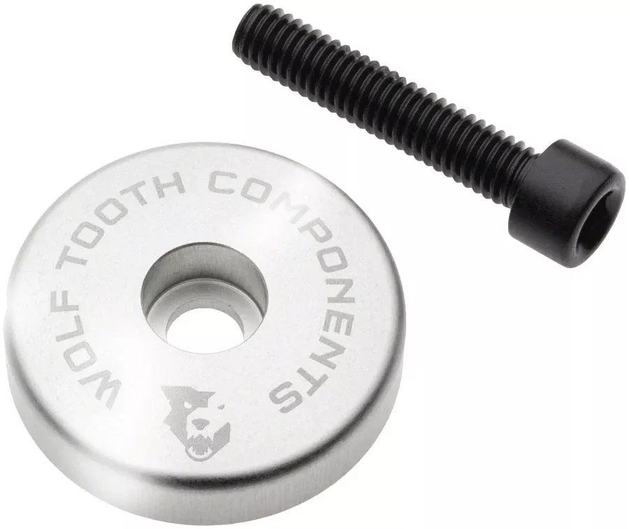 Wolf Tooth Ultralight Stem Cap with Integrated 5mm Spacer - 5mm Spacer