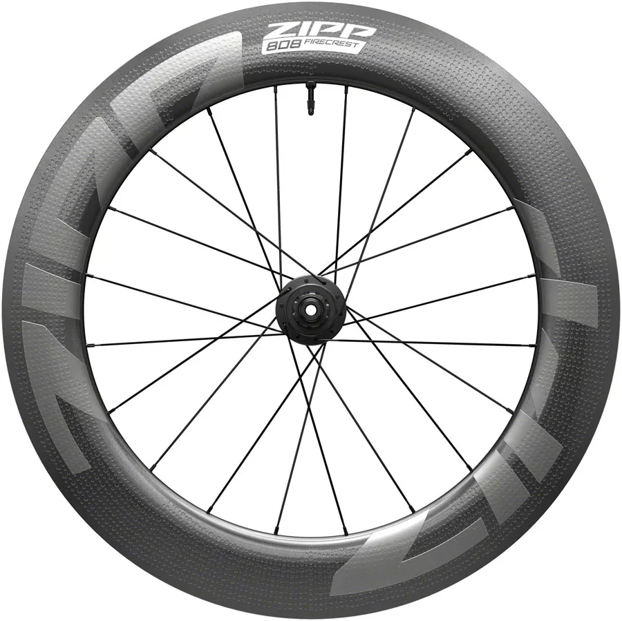 Zipp 808 Firecrest Tubeless Rear Wheel - 700, 12 x 142mm, Center-Lock, Tubeless, Black, B1