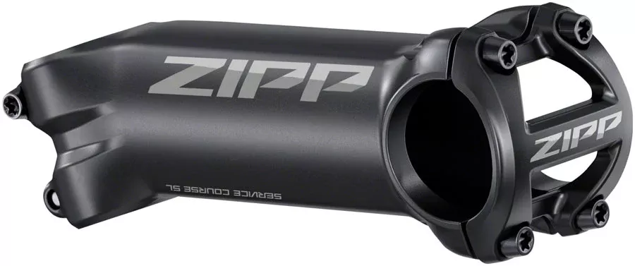 ZIPP Service Course 6 1 8" Aluminum Matte B2 140mm Threadless Stem 31.8mm Black